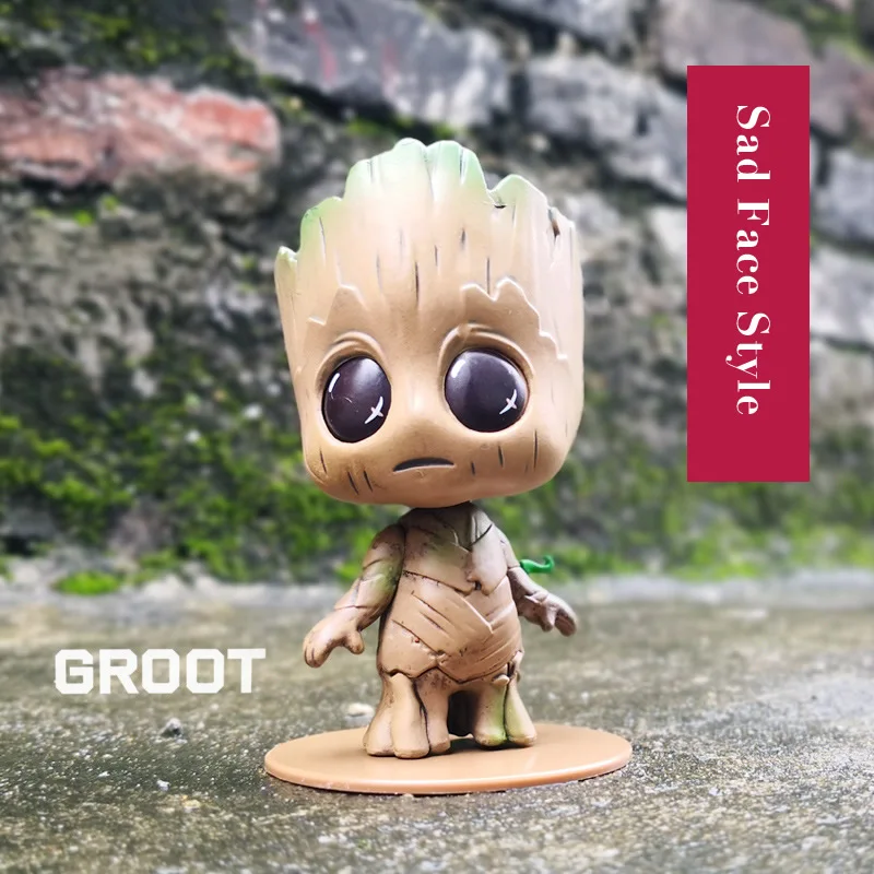 Marvel Avengers HT Grut дрожащие куклы Декорации для салона автомобиля орнаменты