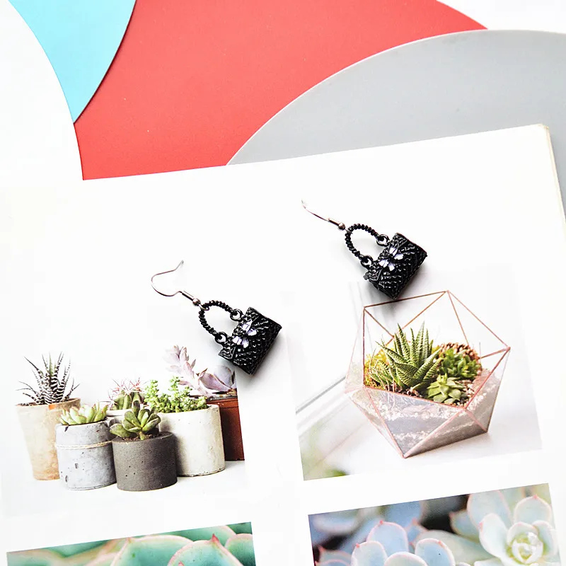 Необычные изысканные серьги DIY с имитацией одежды персональные темпераментные