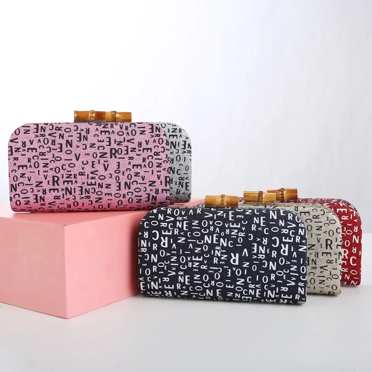 

women evening clutch luxury handbag women bags design purse and clutch for party/wedding Soft Bead diamond evening bag Clutches