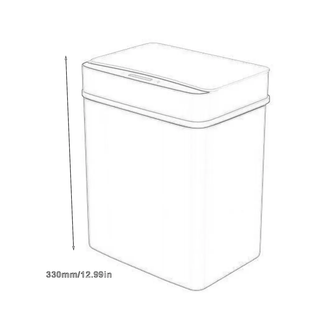 

Smart Trash Can Automatic Induction Flip-Top Garbage Classification Household Office Kitchen And Bathroom Special Trash Can