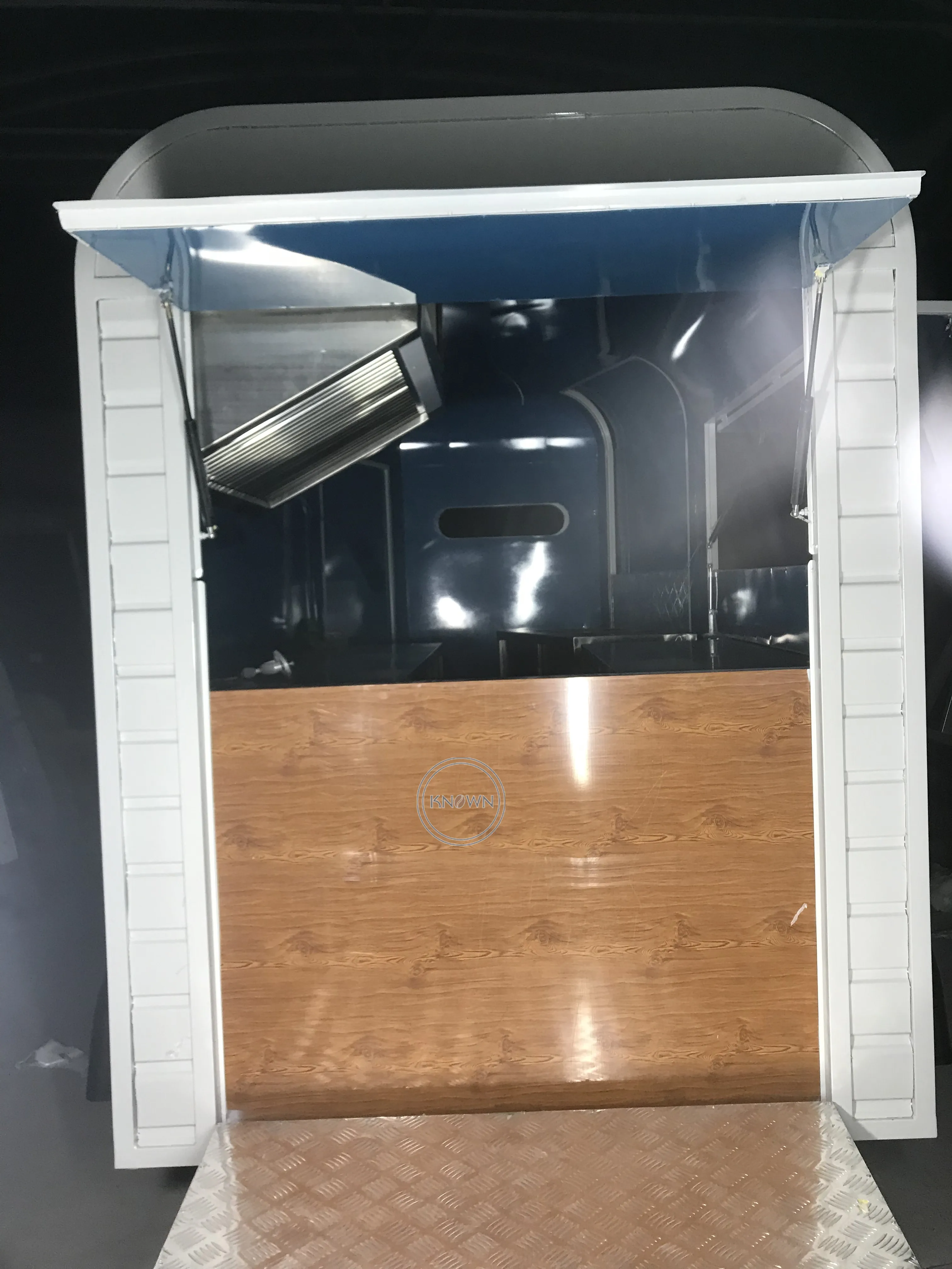 Белый Цвет мобильный Кухня Еда тележка для продажи хот-догов Кофе открытый