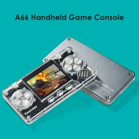 powkiddy a66 handheld retro game console 2 0 inch ips lcd portable built in 4000 games mini pocket video player usb type c 5v 1a