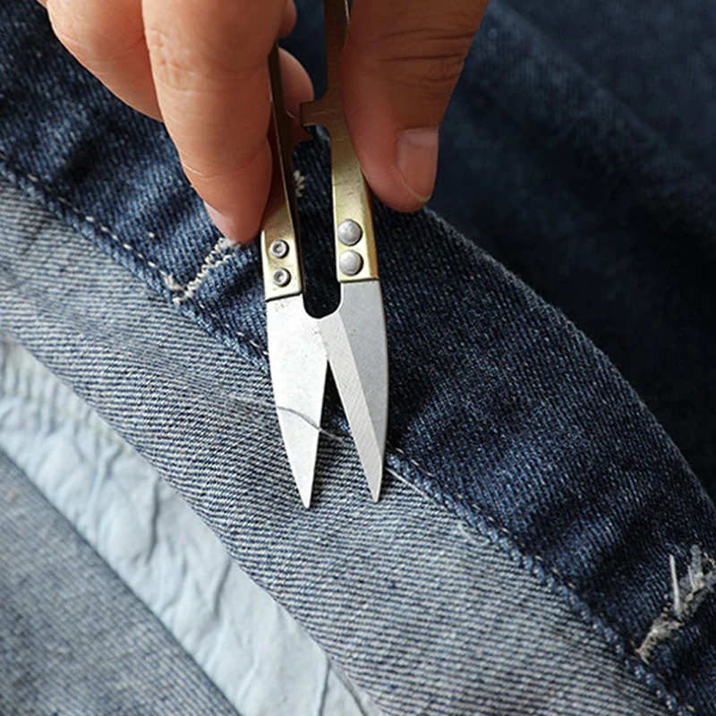 1 шт. многоцветные кусачки для шитья U-образные ножницы вышивки из нержавеющей