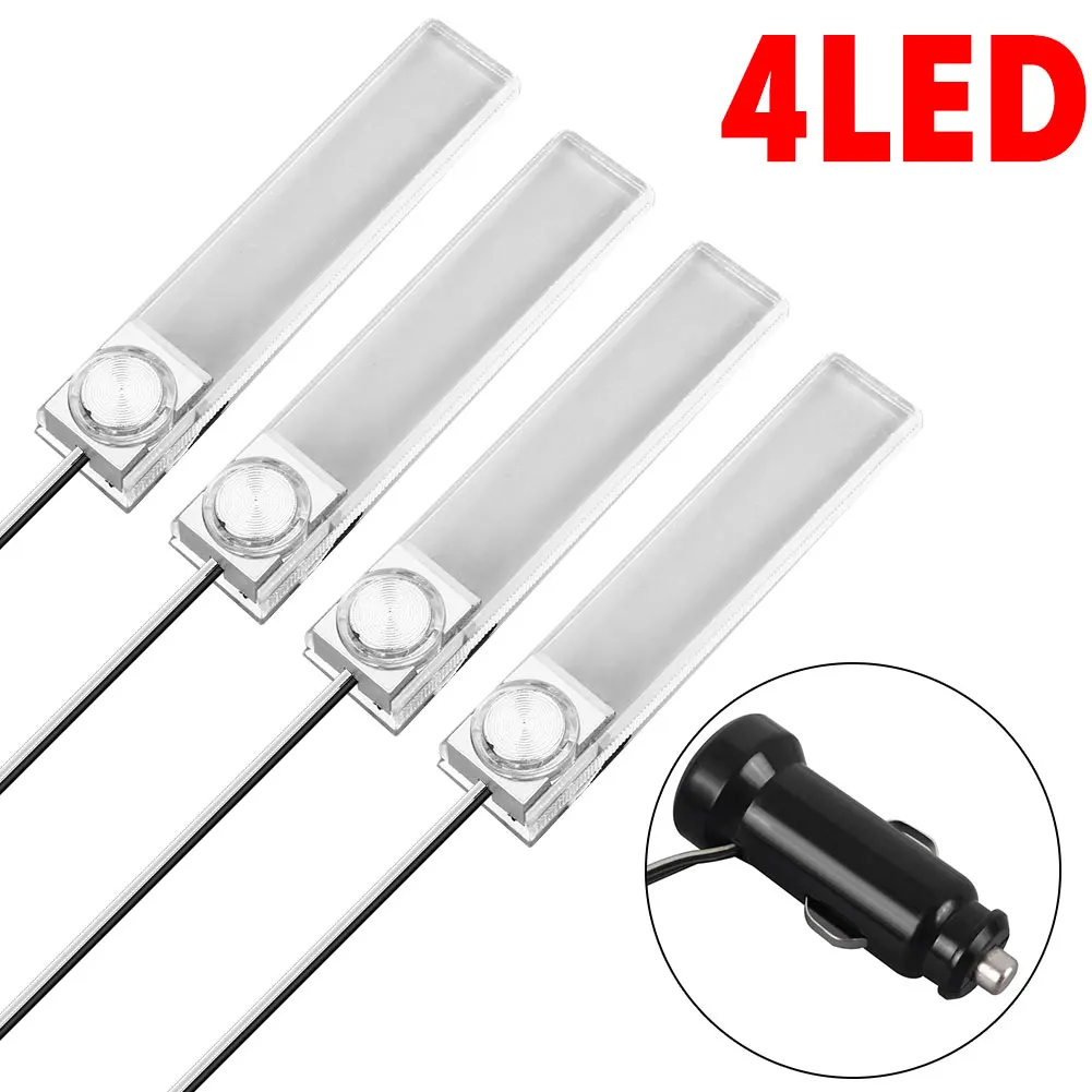 Vehemo светодиодный внутренний ножной свет 4 декоративный Автомобильный окружающий