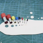 8 шт. мини глиняные фрезы Инструменты для керамики, глиняные серьги Дырокол круглый полый Сделай Сам дизайнерские предметы искусства фотография 1 мм-11 мм