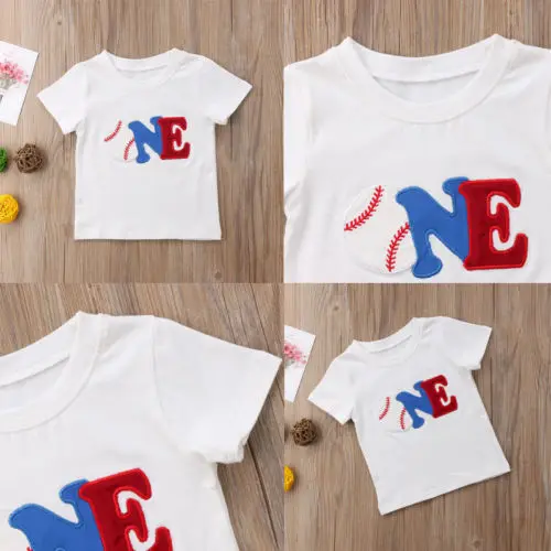 Новинка 2018 года летние футболки на день рождения детская белая футболка с