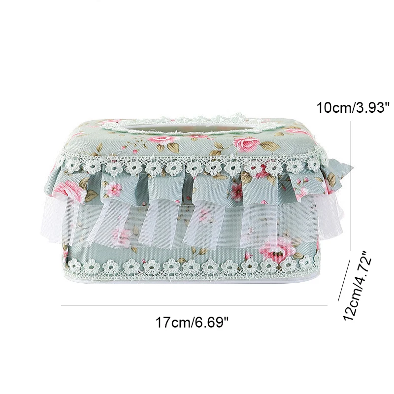 Кружевная тканевая домашняя коробка для салфеток съемная салфетка креативный