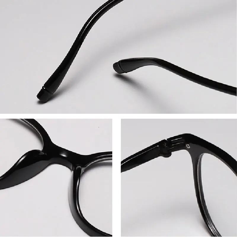 

Flat Mirror Eyeglasses Frame Korean Version Retro Spectacle Transparent Jelly Color Mirror Everyday Personality Glasses Frame