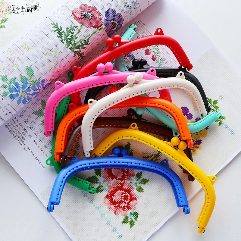 MIUSIE 10 цветов полимерная монета фотоэлемент застежка замок сумочка 8 5 см