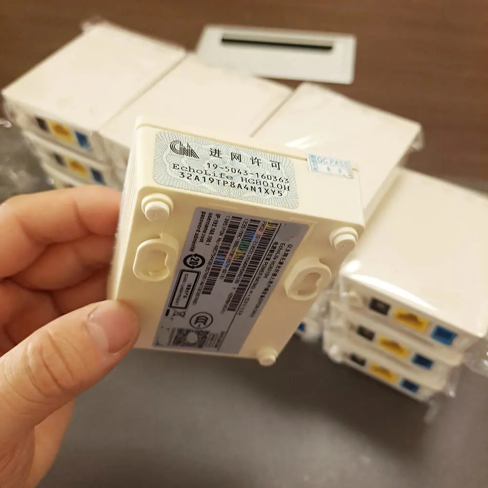 Оптоволоконный модем HG8010H HG8310M HG8010 ONU Gpon Epon Ont FTTH для дома Onu б/у 1GE GPON EPON ONT самая