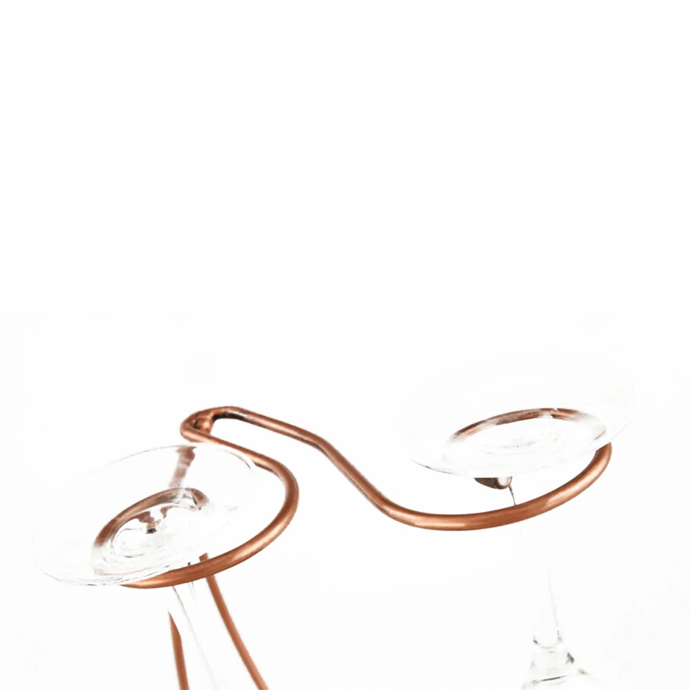 

Creative Wine and Glass Holder Freestanding Tabletop Wine Rack and Stemware Holder Home Decoration
