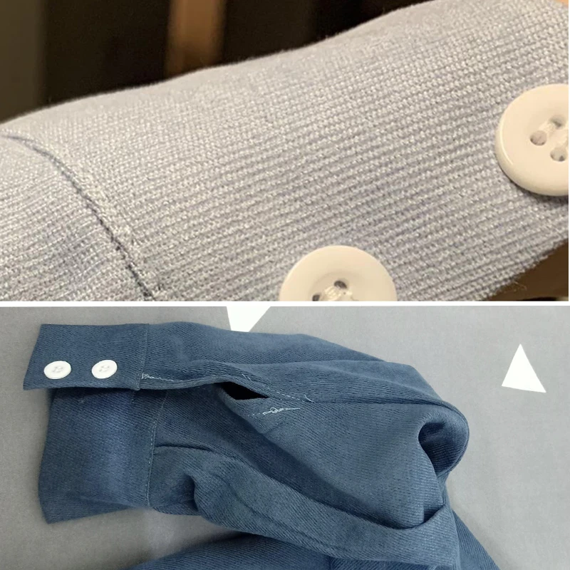 

Casual Turn-Down Collar Women Solid Shirts Elegance Buttons Loose Tops Classic Long-Sleeved Large Size Female Street Wear Blouse
