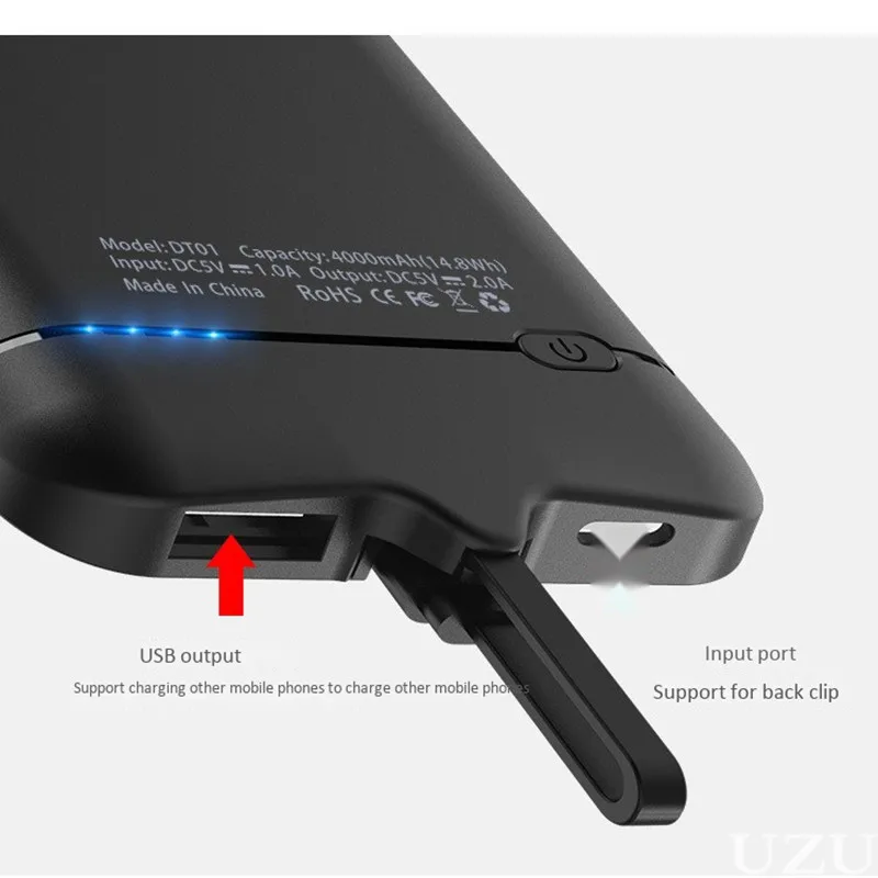 4000mah battery charger case for Huawei Honor 9 10 10i V10 external portable battery charging cover for Huawei Honor 9 10i V10