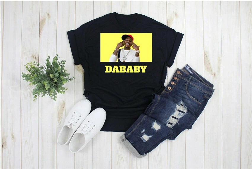 Футболка Dababy для мужчин и женщин большая футболка новый модный дизайн |