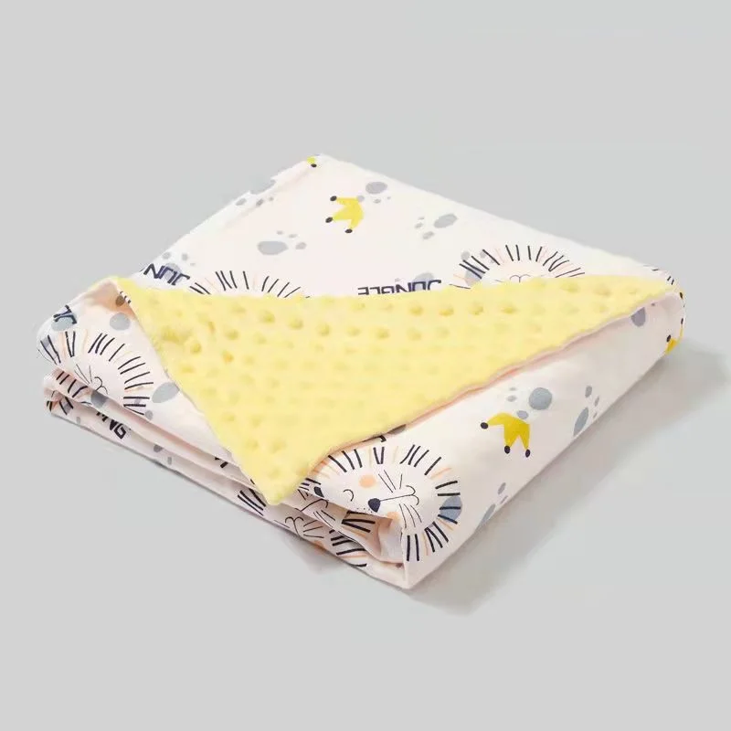 Детское одеяло из теплого флиса с рисунком совы цветочное для младенцев Bebe