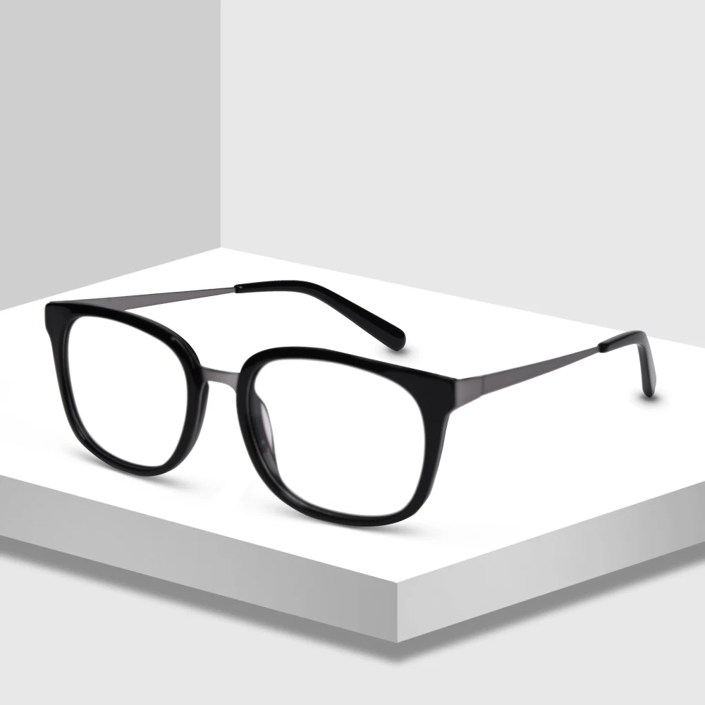 Мужские ацетатные очки оптические оправы для женщин прозрачные линзы винтажные