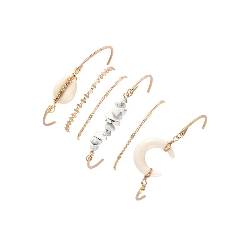 Модные женские ювелирные украшения ALYXUY 6 шт./компл. Набор браслетов в богемном