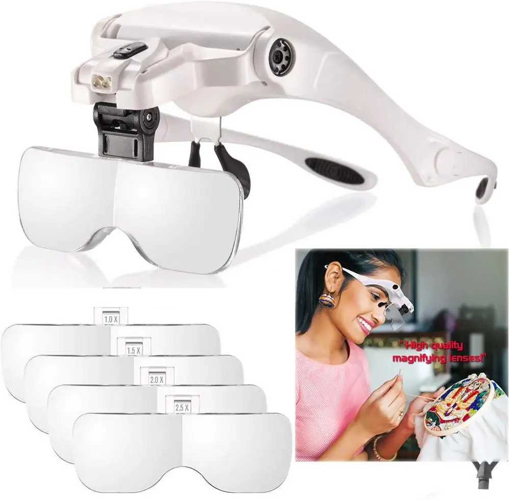 Увеличительное стекло с увеличительным стеклом светодиодный светильник