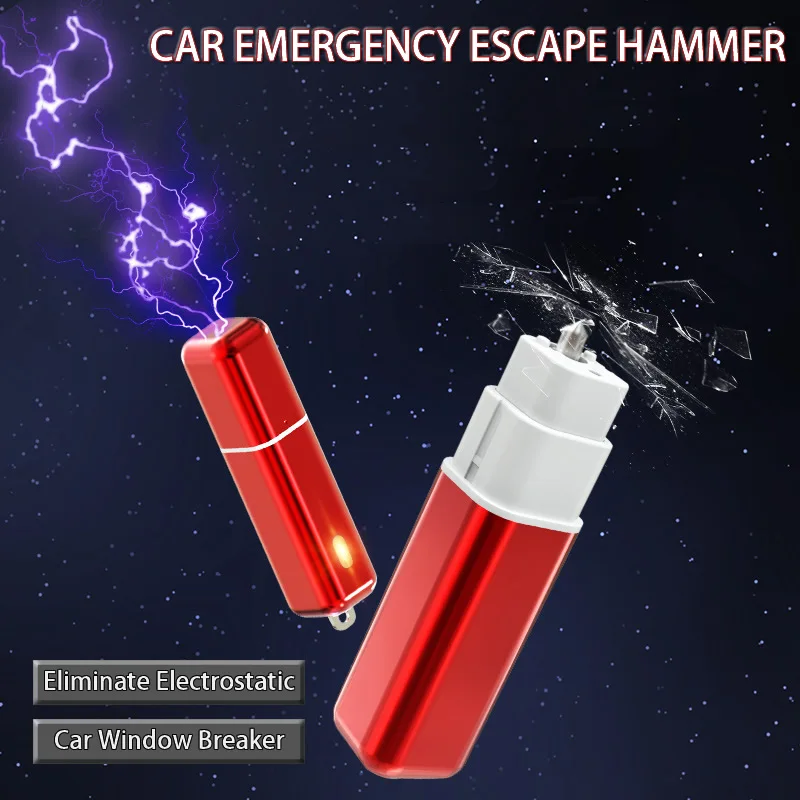 Портативный мини-молоток для автомобиля, аварийный разбиватель окон, брелок для выживания на открытом воздухе, EDC инструмент, подарок для самозащиты