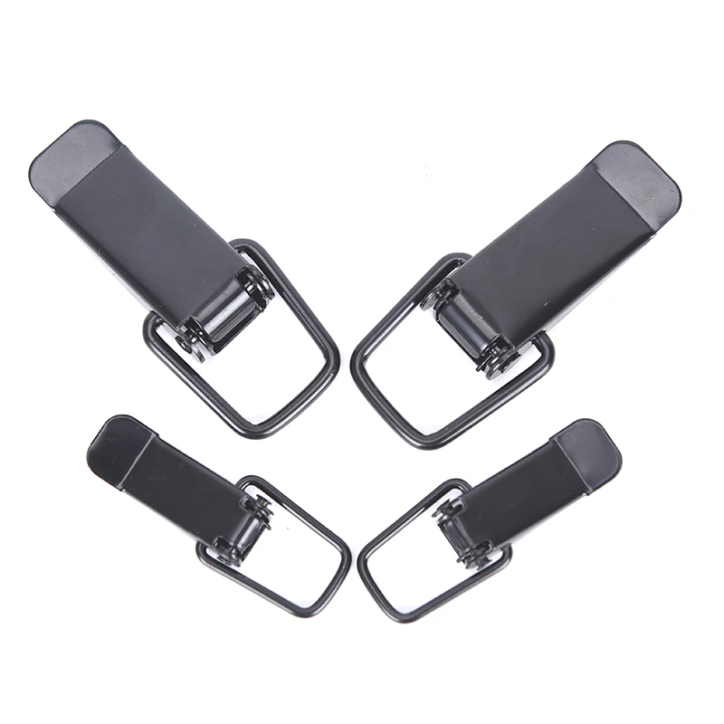 

2Pcs Universal Auto Bumper Durable Security Hook Lock Clip Kit Clip Hasp For Racing Car Truck Hood Quick Release Fastener