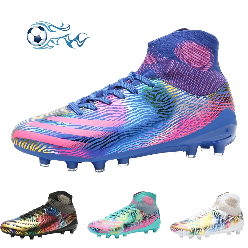 

New Outdoor Football Shoes 2021 Comfortable and Breathable Long Nail Broken Nail Anti-skid Spring and Summer Training Shoes