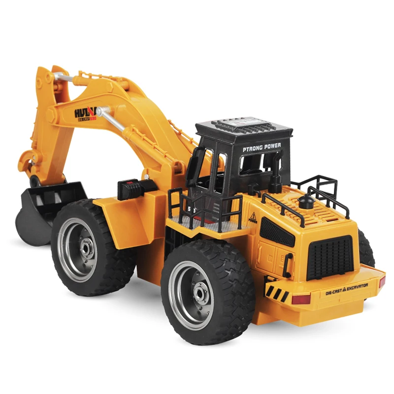 Günstig 2021 Neue 520 Legierung Elektrische Fernbedienung Bulldozer Schnee Schaufel Lkw Kinder Spielzeug Loader Modell Engineering Fahrzeug Rc Auto Spielzeug