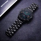 Браслет из нержавеющей стали для Samsung Galaxy watch 3 4546 мм Gear S3 Frontier, металлический ремешок для Huawei watch GT 2-2e-pro 46, 22 мм