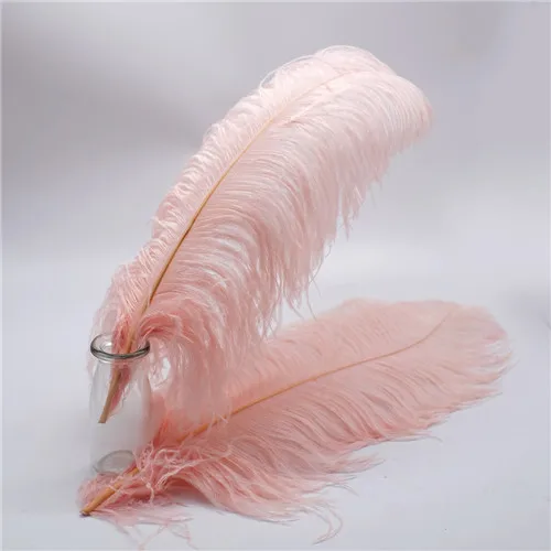 55-60 cm Rouge Модные новые цветные пушистые перья страуса 45-60 см, Большие Перья для свадебной вечеринки, украшения для дома - Цвет: 55-60 cm Rouge