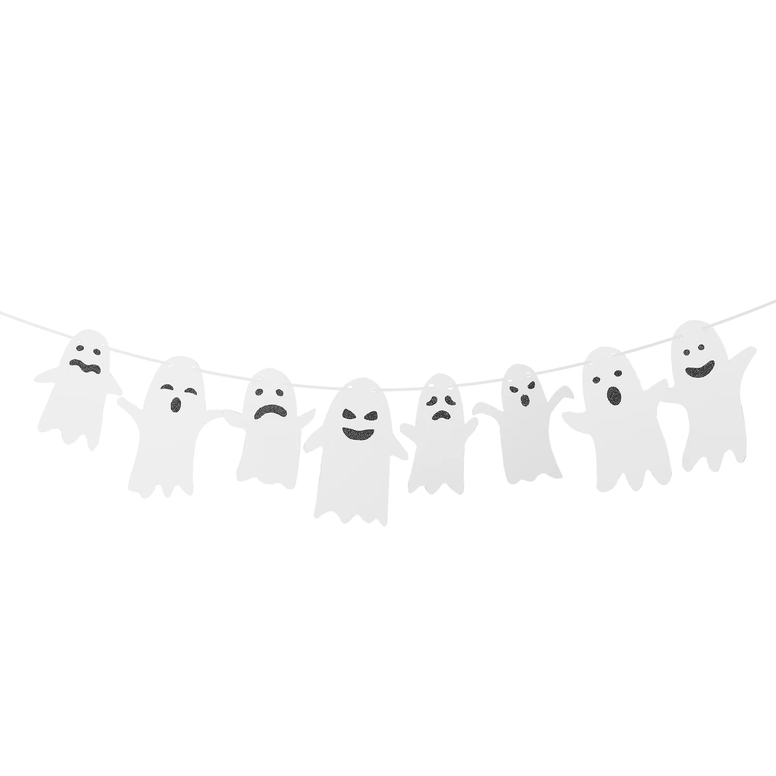 

2 Sets Ghosts Wall Decorations Ghosts Wall Hanging Banner Window Decals