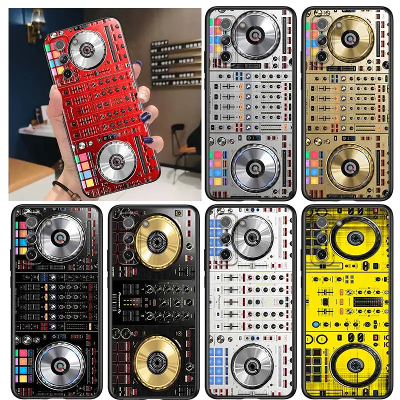 DJ Music Retro для Samsung Galaxy S21 Ultra Plus Note 20 10 9 8 S10 S9 S8 S7 S6 Edge черный чехол телефона | Мобильные