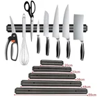 Высокое качество 5 Размеры Магнитный Ножи держатель настенный кронштейн Черный ABS Металл Ножи для Placstic блок магнитный держатель для ножей Ножи держатель