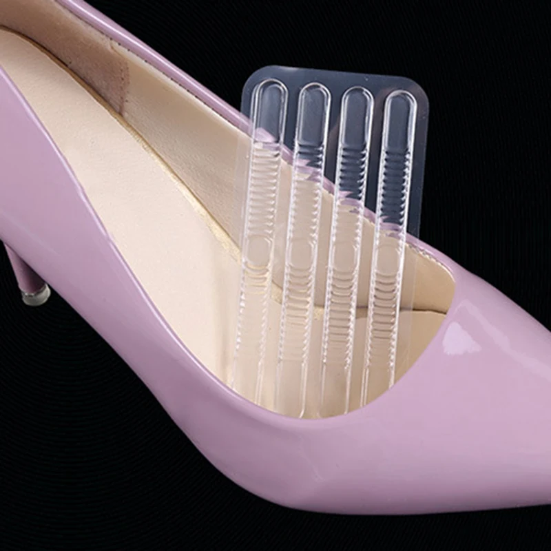 4 шт. трендовая 2020 силиконовая наклейка пятки стелька с высоким каблуком Мягкая