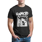 Официальная Мужская футболка Rancid с микрофоном для парня, удобные летние топы, футболки