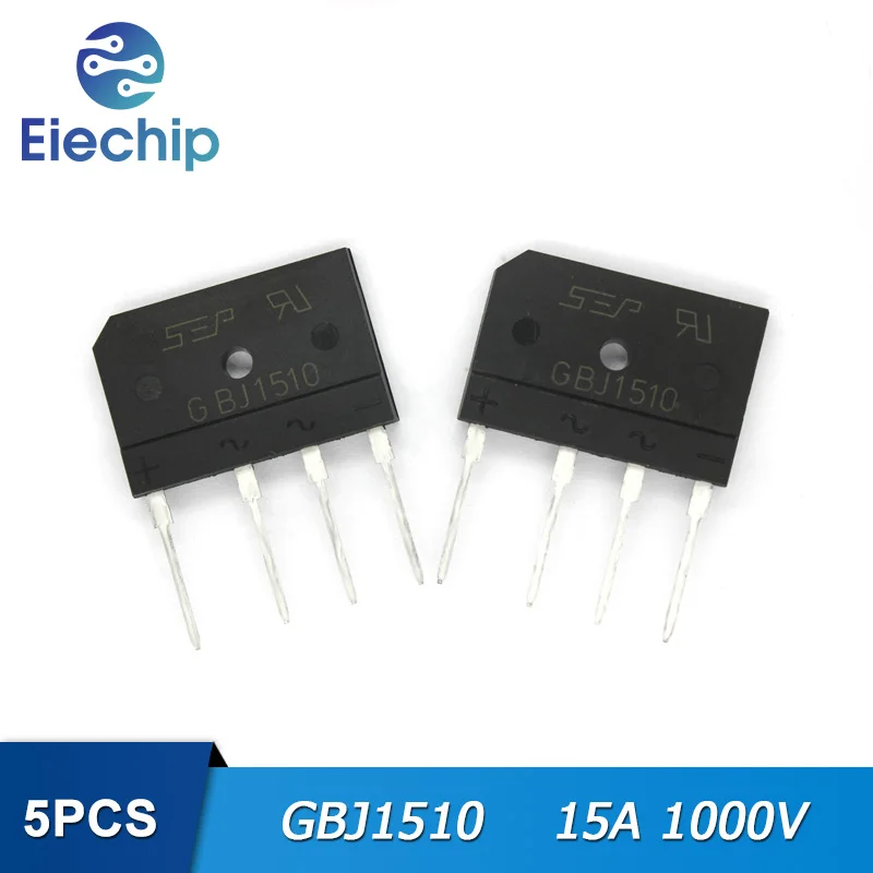 

5pcs/lot GBJ1510 15A 1000V Bridge Rectifiers For Induction cooker