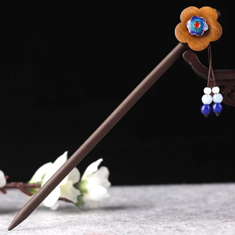 BYSPT симпатичная Этническая шпилька для волос женщин цинковый сплав палочки