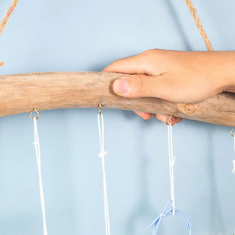 Скандинавская деревянная подвесная вешалка для пальто небольшая Ювелирная