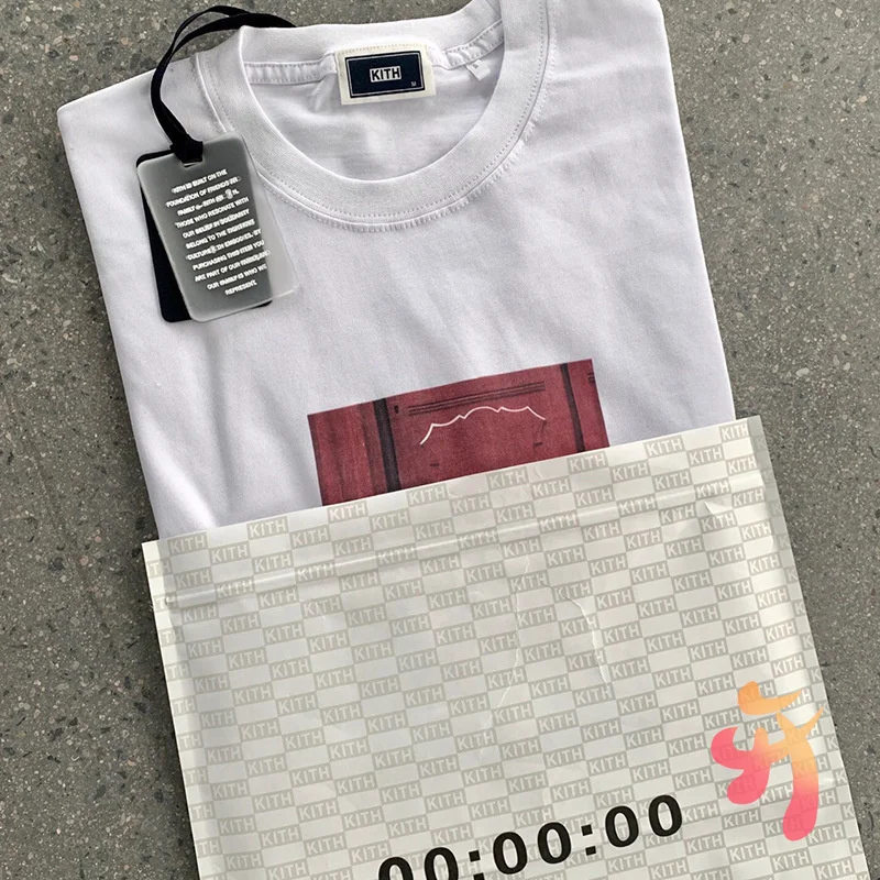 

Kith T-shirts Men's Women's Best Quality Printed French Paris Casual T-shirt Oversize Kith High Street Sports Loose Tshirts