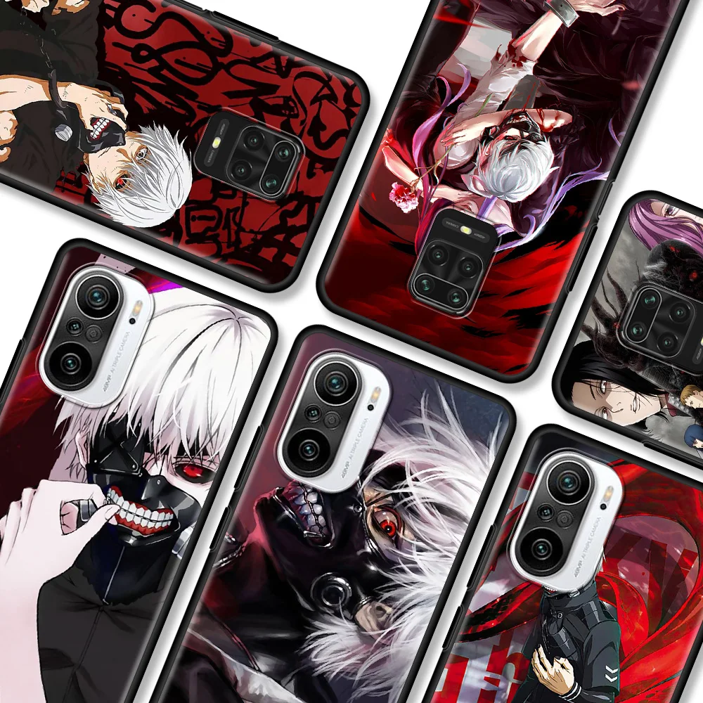 

Tokyo Ghoul Phone Case for Xiaomi Redmi Note 9S 9 4G 8 Pro 7 8T 8 10 9A 10Pro 8 7A K40 8A 6A 9T 5G Soft Bag