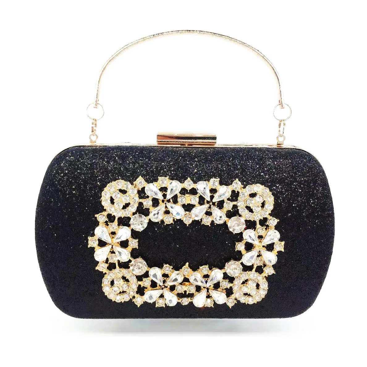 

Клатч женский, на цепочке, с кристаллами