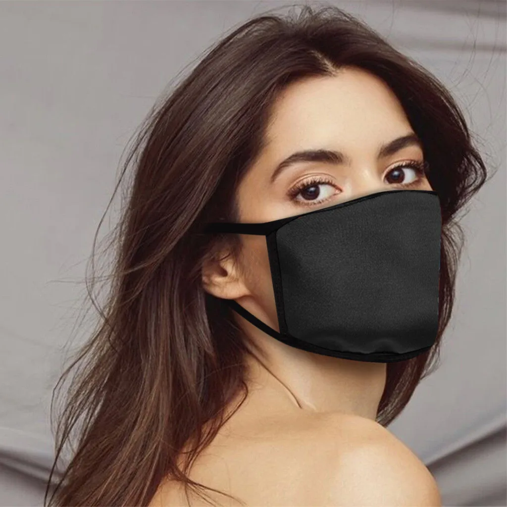 Летняя тонкая хлопковая маска промытая и вышитая от солнца для рта лица моющаяся