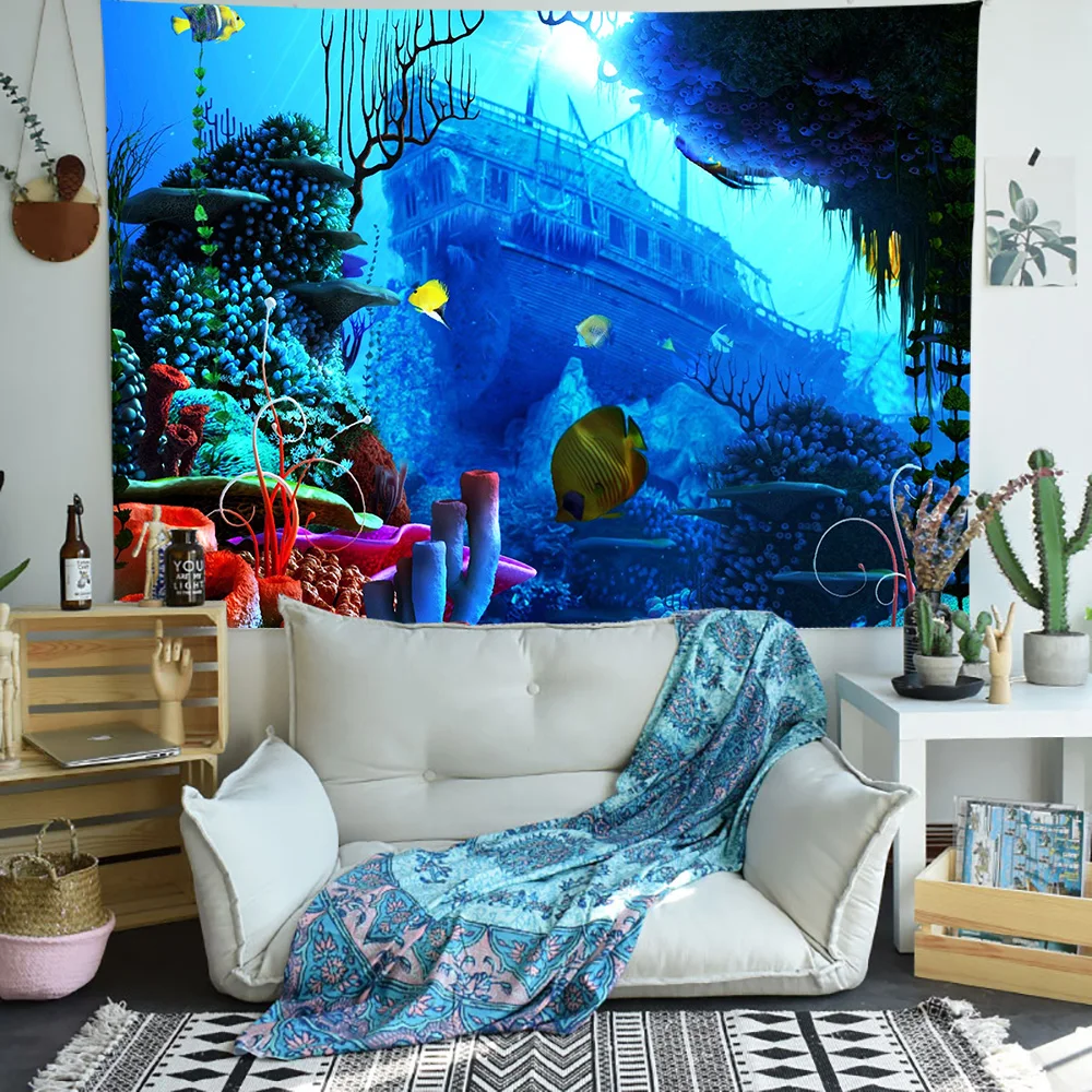 Simsant мультфильм кино запутанный гобелен волшебный лес эльф настенный для