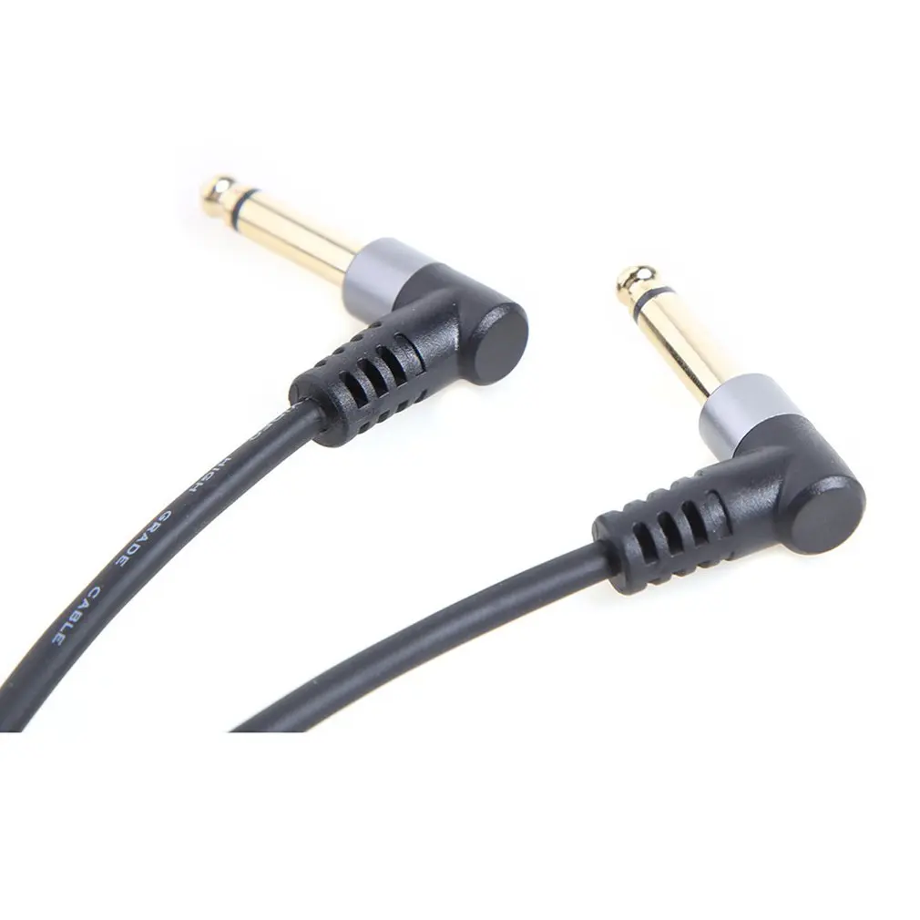 

6.35mm Dual Channel Male To Dual 6.35mm Mono Audio Adapter Cable Aluminum Alloy Splitter Adapter Cable Strong Adaptability