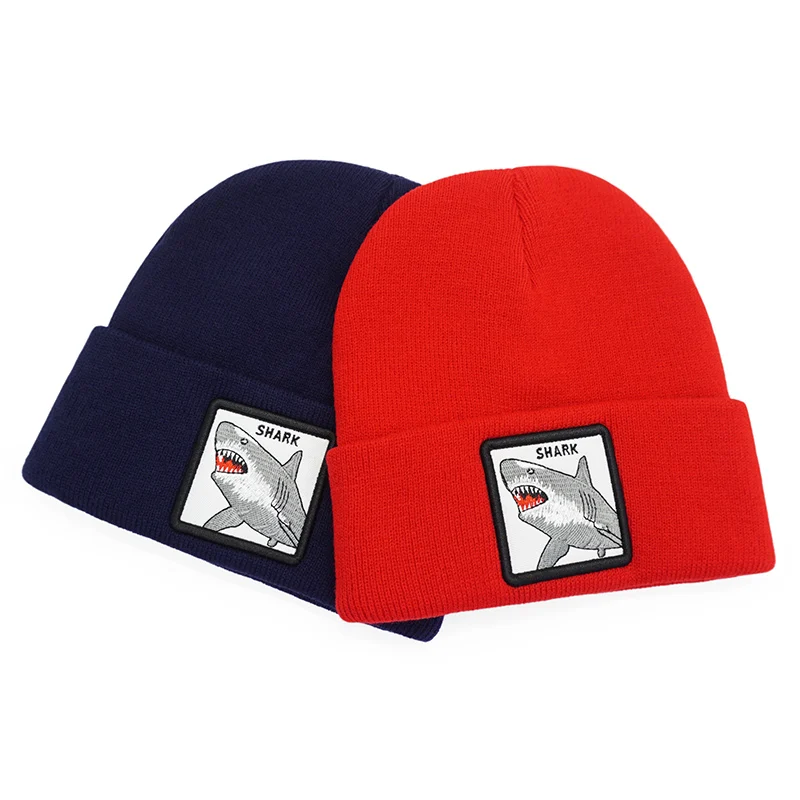 KUNBKANG новинка 2019 года зимняя женская шапочка с животными теплая вязаная шапка