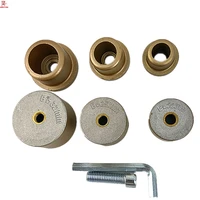 free shippng 3pcssets golden color plumber tool thick welding parts ppr pipe butt welding die head 202532mm welding mold