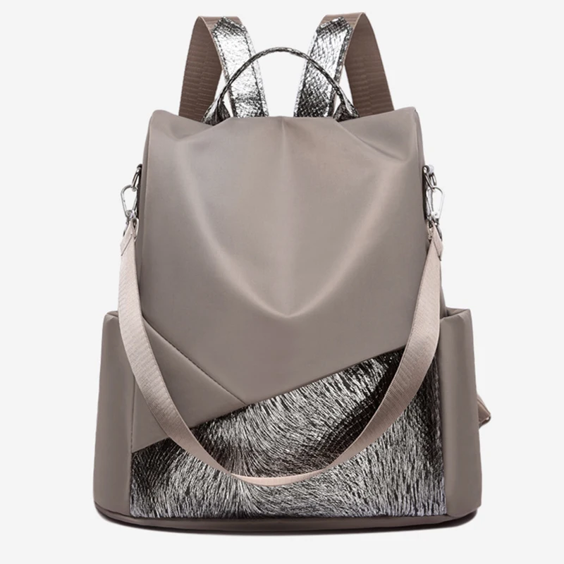 Модный женский рюкзак новинка 2021 из ткани Оксфорд школьная сумка с прострочкой