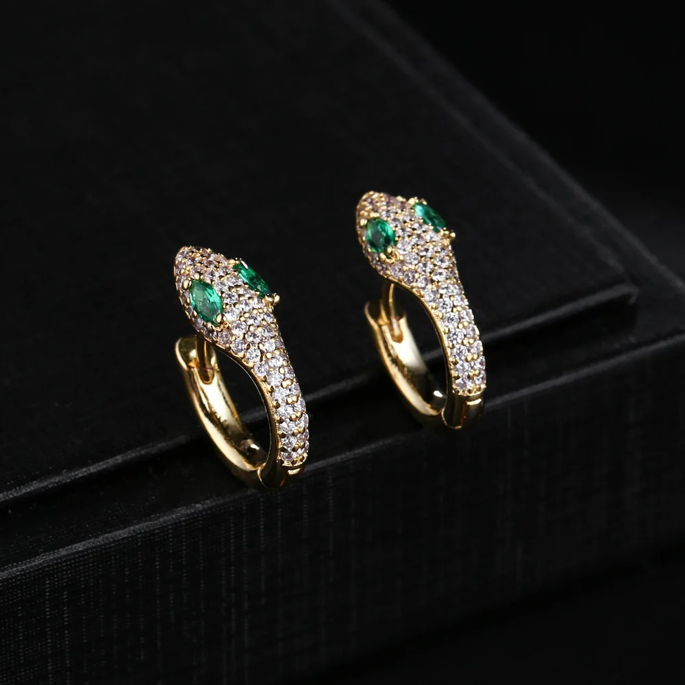 Модные металлические серьги aiboduo новые индивидуальные креативные в виде змеи