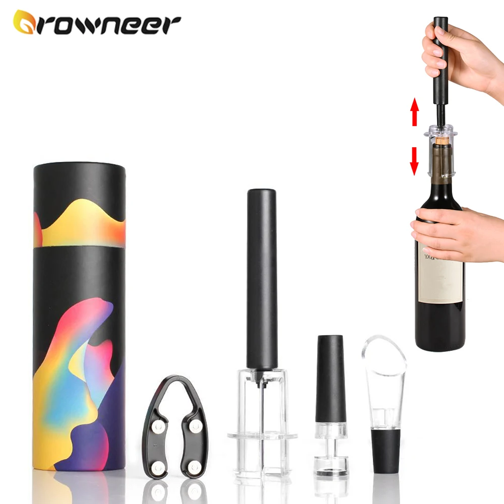 

Wine corkscrew gas pump corkscrew vacuum complete bottle opener red wine convenient and quick corkscrew tool wine corkscrew set