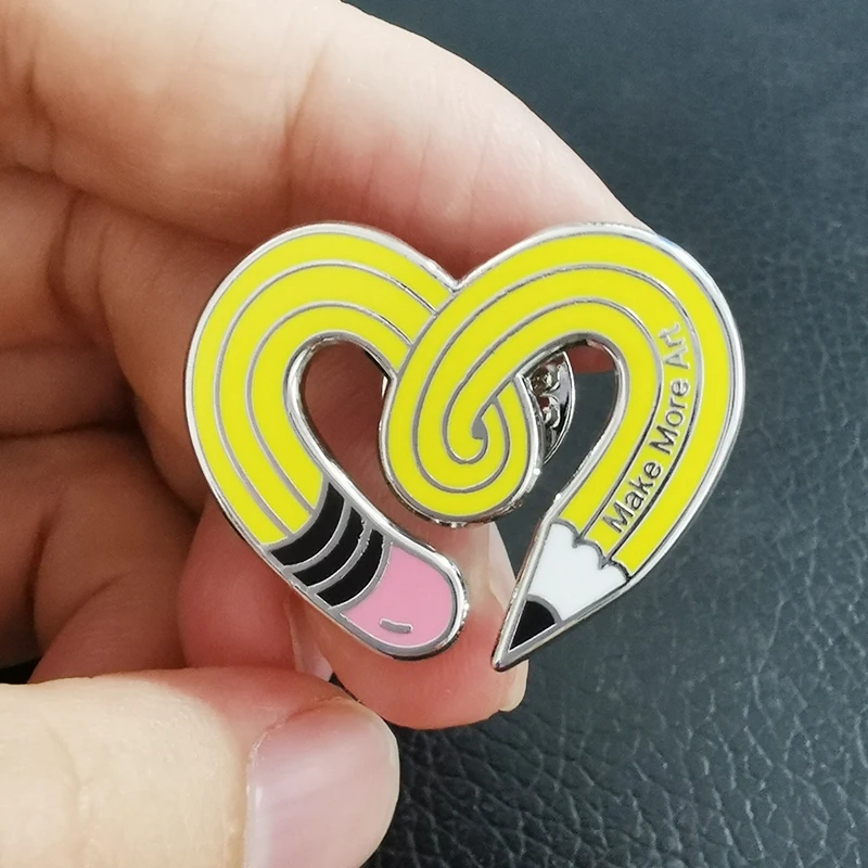 Enamel Pin Will Remind You To Keep Making