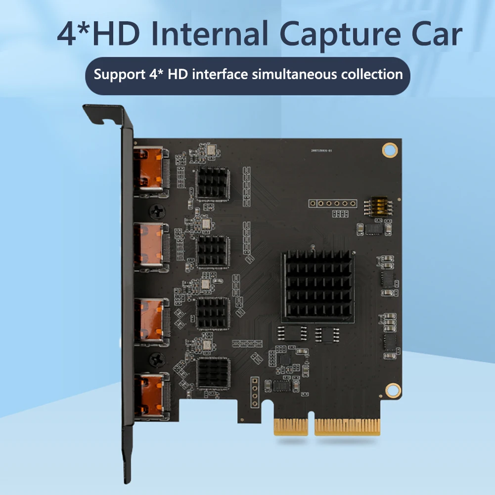 

ACASIS 4 Channel HDMI-Compatible PCI-E Video capture Card 1080P 20Gb/s OBS Wirecast Live Broadcast Streaming Adapter
