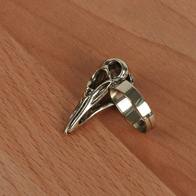 Специальный Птица Череп кольцо с изображением ворона в стиле панк ювелирные